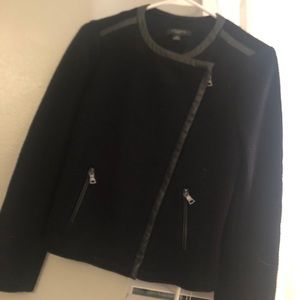 SP Ann taylor jacket with leather